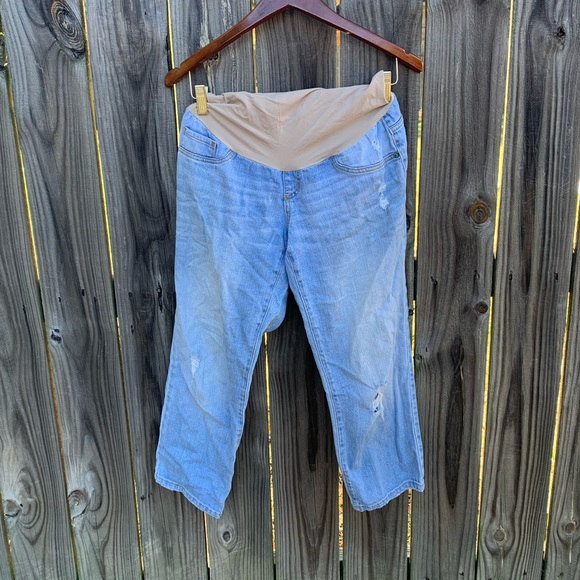 Indigo Blue maternity capris - Picture 1 of 3